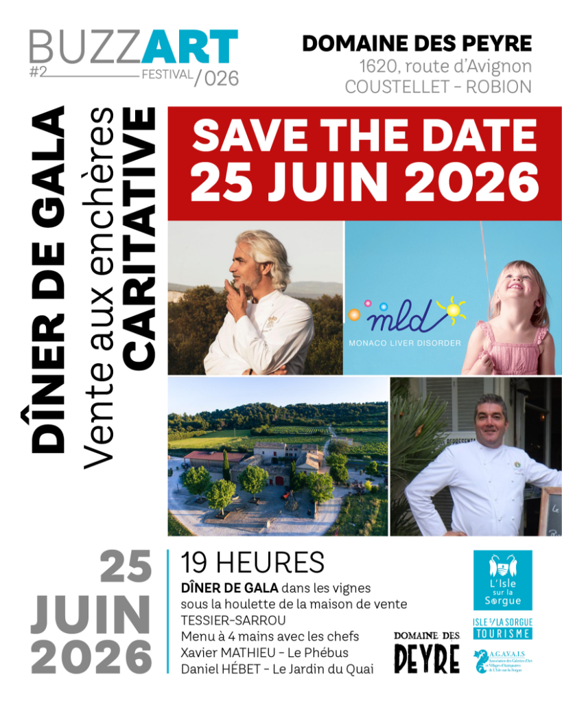affiche diner de gala caritatif 25 juin 2026